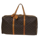 LOUIS VUITTON Monogram Sac Spool 55 Boston Bag M41622 LV Auth 137207-13