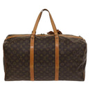 LOUIS VUITTON Monogram Sac Spool 55 Boston Bag M41622 LV Auth 137207-2