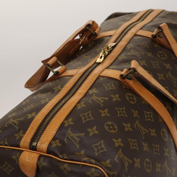 LOUIS VUITTON Monogram Sac Spool 55 Boston Bag M41622 LV Auth 137207