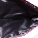 PRADA Chain Clutch Bag Nylon Pink Auth 137210-17