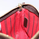 LOUIS VUITTON Damier Ebene T&B Mini Pochette Accessoires N58011 LV Auth 137225-18