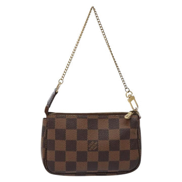 LOUIS VUITTON Damier Ebene T&B Mini Pochette Accessoires N58011 LV Auth 137225 - 0