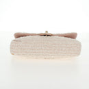 CHANEL Matelasse Chain Shoulder Bag tweed Pink CC Auth 137231V-11
