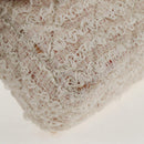 CHANEL Matelasse Chain Shoulder Bag tweed Pink CC Auth 137231V-12