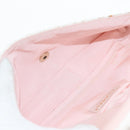 CHANEL Matelasse Chain Shoulder Bag tweed Pink CC Auth 137231V-20