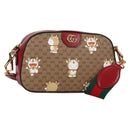 GUCCI Micro GG Supreme Doraemon Collaboration Bag PVC Beige 574886 Auth 137235M-1