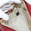 GUCCI Micro GG Supreme Doraemon Collaboration Bag PVC Beige 574886 Auth 137235M-20