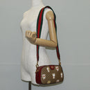 GUCCI Micro GG Supreme Doraemon Collaboration Bag PVC Beige 574886 Auth 137235M-23