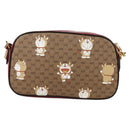 GUCCI Micro GG Supreme Doraemon Collaboration Bag PVC Beige 574886 Auth 137235M-3