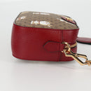 GUCCI Micro GG Supreme Doraemon Collaboration Bag PVC Beige 574886 Auth 137235M-5