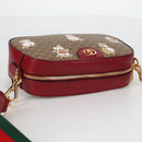 GUCCI Micro GG Supreme Doraemon Collaboration Bag PVC Beige 574886 Auth 137235M-6