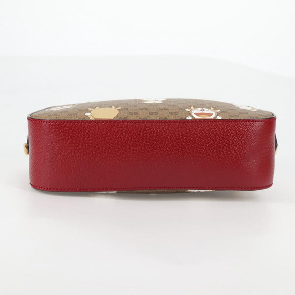 GUCCI Micro GG Supreme Doraemon Collaboration Bag PVC Beige 574886 Auth 137235M