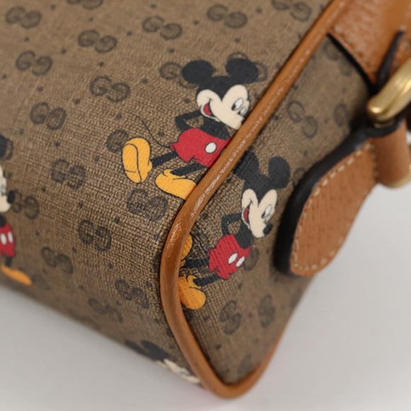 GUCCI Micro GG Supreme Disney collaboration Shoulder Bag PVC 602536 Auth 137236M