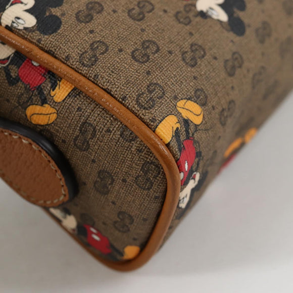 GUCCI Micro GG Supreme Disney collaboration Shoulder Bag PVC 602536 Auth 137236M