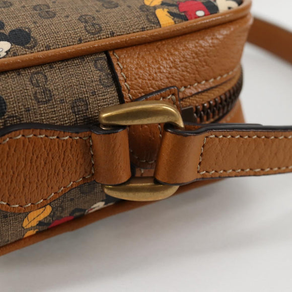 GUCCI Micro GG Supreme Disney collaboration Shoulder Bag PVC 602536 Auth 137236M