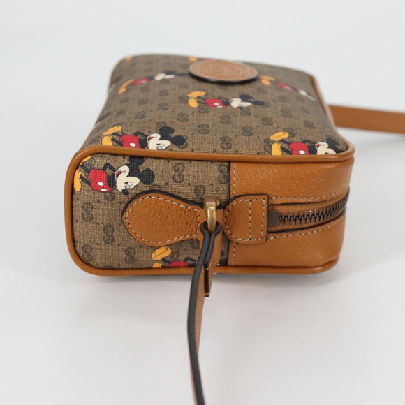 GUCCI Micro GG Supreme Disney collaboration Shoulder Bag PVC 602536 Auth 137236M