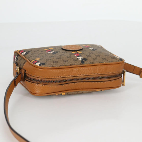 GUCCI Micro GG Supreme Disney collaboration Shoulder Bag PVC 602536 Auth 137236M