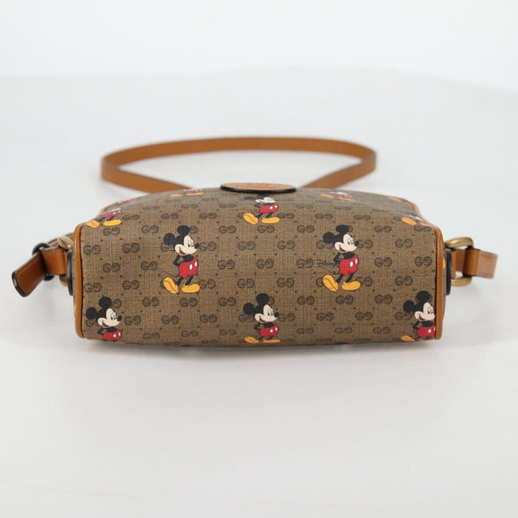 GUCCI Micro GG Supreme Disney collaboration Shoulder Bag PVC 602536 Auth 137236M