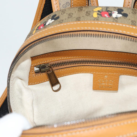 GUCCI Micro GG Supreme Disney Collaboration Backpack PVC 552884 Auth 137237M