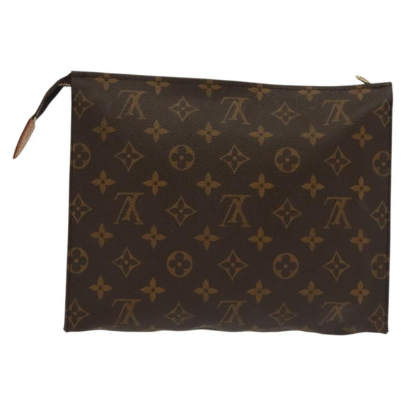 LOUIS VUITTON Monogram Poche Toilette 26 Pouch M47542 LV Auth 137254