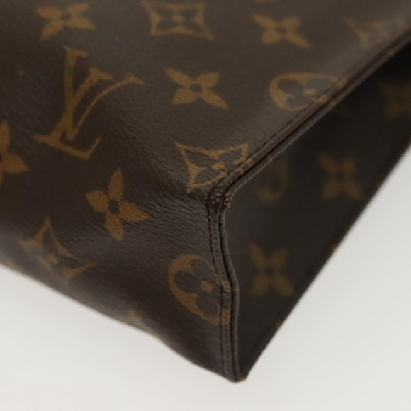 LOUIS VUITTON Monogram Poche Toilette 26 Pouch M47542 LV Auth 137254