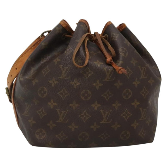 LOUIS VUITTON Monogram Petit Noe Shoulder Bag M42226 LV Auth 137263
