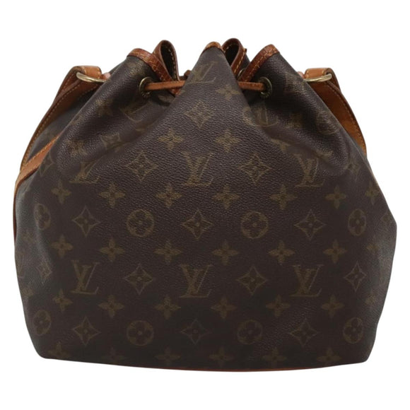LOUIS VUITTON Monogram Petit Noe Shoulder Bag M42226 LV Auth 137263