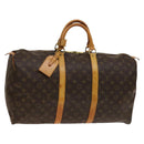 LOUIS VUITTON Monogram Keepall 50 Boston Bag M41426 LV Auth 137273-1