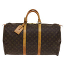 LOUIS VUITTON Monogram Keepall 50 Boston Bag M41426 LV Auth 137273-2