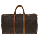 LOUIS VUITTON Monogram Keepall 50 Boston Bag M41426 LV Auth 137274-13