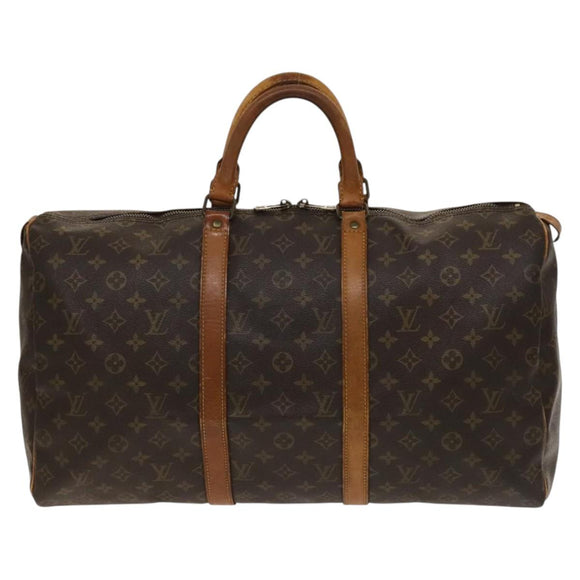 LOUIS VUITTON Monogram Keepall 50 Boston Bag M41426 LV Auth 137274