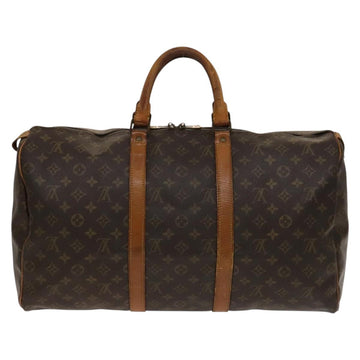 LOUIS VUITTON Monogram Keepall 50 Boston Bag M41426 LV Auth 137274 - 0