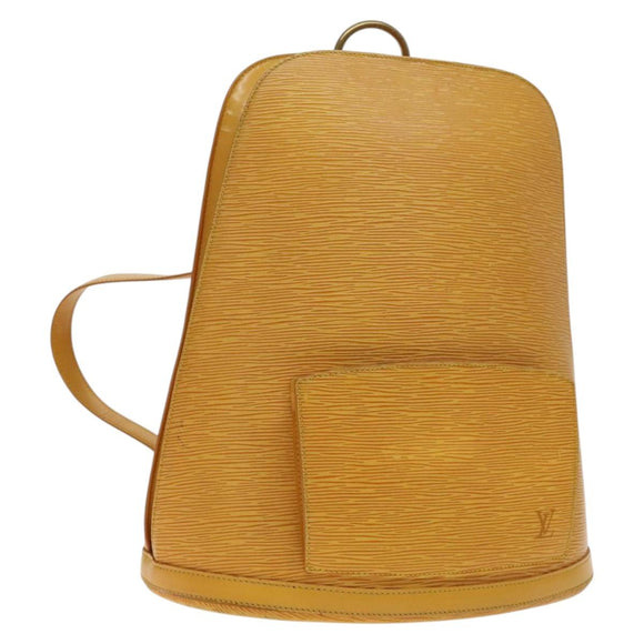 LOUIS VUITTON Epi Coblanc Shoulder Bag Yellow M52293 LV Auth 137277