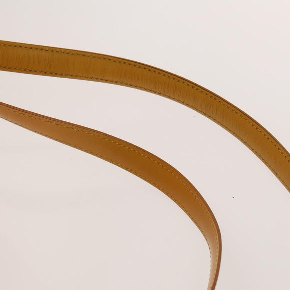 LOUIS VUITTON Epi Coblanc Shoulder Bag Yellow M52293 LV Auth 137277