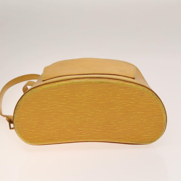 LOUIS VUITTON Epi Coblanc Shoulder Bag Yellow M52293 LV Auth 137277