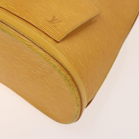 LOUIS VUITTON Epi Coblanc Shoulder Bag Yellow M52293 LV Auth 137277