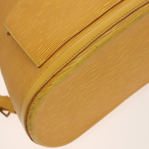 LOUIS VUITTON Epi Coblanc Shoulder Bag Yellow M52293 LV Auth 137277