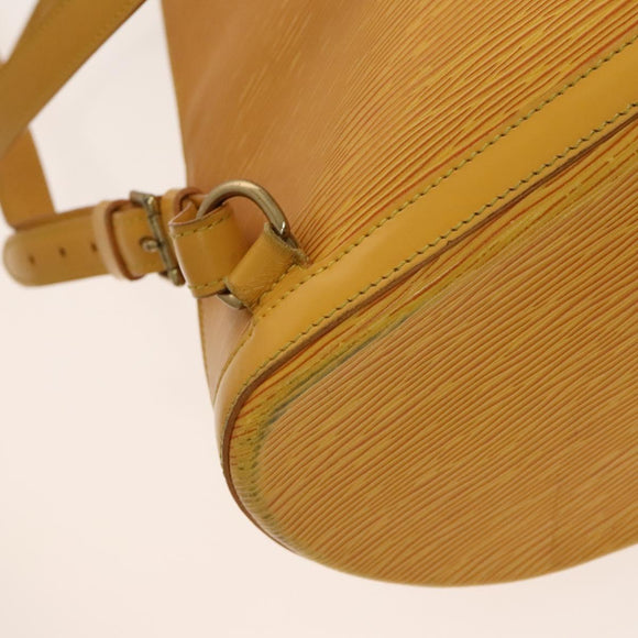 LOUIS VUITTON Epi Coblanc Shoulder Bag Yellow M52293 LV Auth 137277