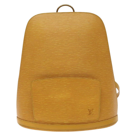 LOUIS VUITTON Epi Coblanc Shoulder Bag Yellow M52293 LV Auth 137277