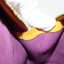 LOUIS VUITTON Epi Coblanc Shoulder Bag Yellow M52293 LV Auth 137277-12