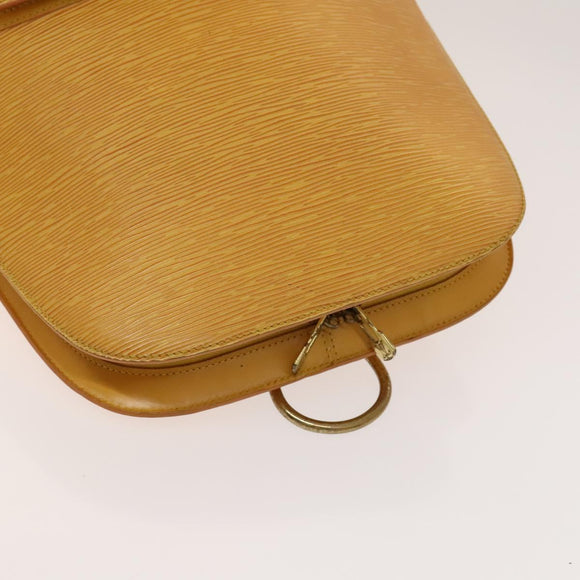 LOUIS VUITTON Epi Coblanc Shoulder Bag Yellow M52293 LV Auth 137277