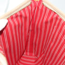 LOUIS VUITTON Antigua Cabas MM Tote Bag Beige Red M40035 LV Auth 137278-20