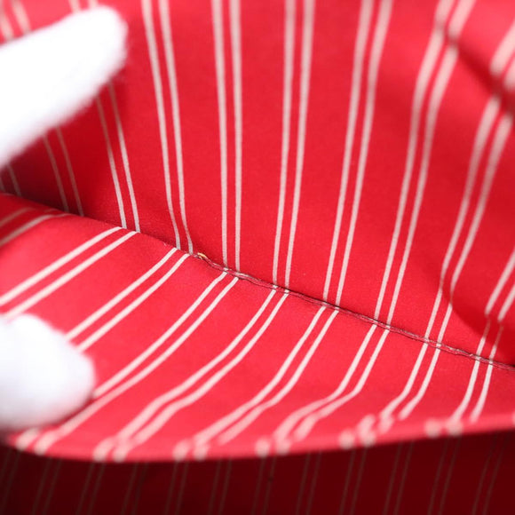 LOUIS VUITTON Antigua Cabas MM Tote Bag Beige Red M40035 LV Auth 137278