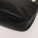 GUCCI Bamboo Hand Bag Leather 2way Black Gold 001 1781 1577 0 Auth 137281-9