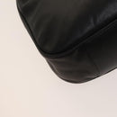 GUCCI Bamboo Hand Bag Leather 2way Black Gold 001 1781 1577 0 Auth 137281-16