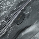 GUCCI Bamboo Hand Bag Leather 2way Black Gold 001 1781 1577 0 Auth 137281-19