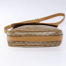 CELINE Macadam Canvas Shoulder Bag PVC Beige Gold Auth 137286-9