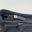 Salvatore Ferragamo Vala Shoulder Bag Leather Light Blue Silver Auth 137289-10