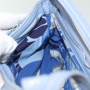 Salvatore Ferragamo Vala Shoulder Bag Leather Light Blue Silver Auth 137289-19