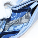 Salvatore Ferragamo Vala Shoulder Bag Leather Light Blue Silver Auth 137289-20